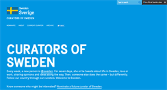 Desktop Screenshot of curatorsofsweden.com